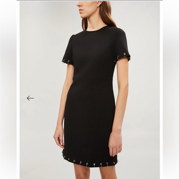 Maje Dresses & Skirts - NWT Maje Risis Black Dress With Silver Pierced Ring Detail
